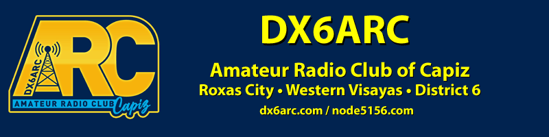 DX6ARC - Amateur Radio Club of Capiz - dx6arc.com - node5156.com